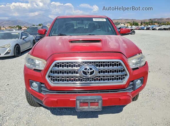 3TMBZ5DNXHM006964 2017 TOYOTA TACOMA Red Դիմացի տեսք