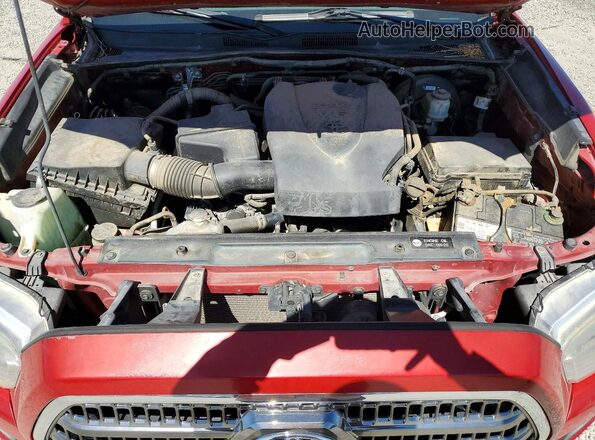 3TMBZ5DNXHM006964 2017 TOYOTA TACOMA Red Սալոնի հետևի տեսք