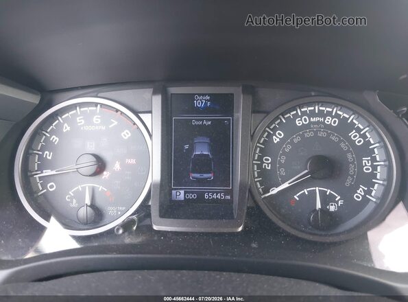 3TMBZ5DNXJM012785 2018 TOYOTA TACOMA Gray Vista de los asientos traseros