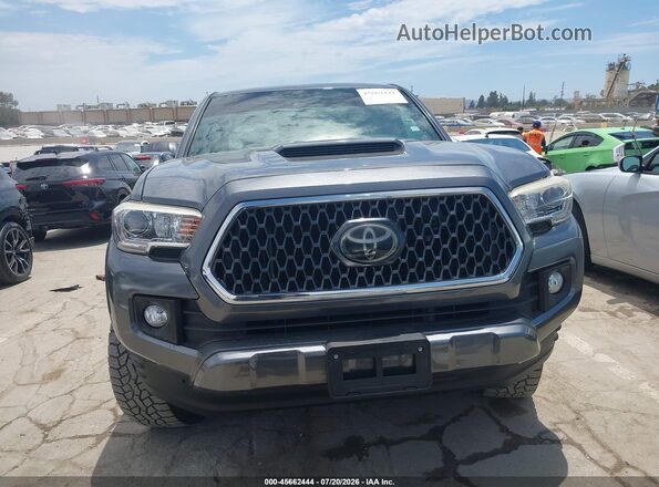 3TMBZ5DNXJM012785 2018 TOYOTA TACOMA Gray Vista del cuadro de instrumentos