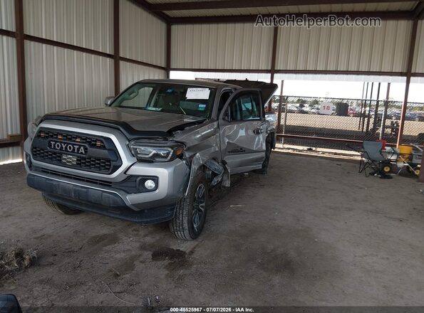 3TMBZ5DNXNM034436 2022 TOYOTA TACOMA Gray Առջևի ձախ երեք քառորդ տեսարան