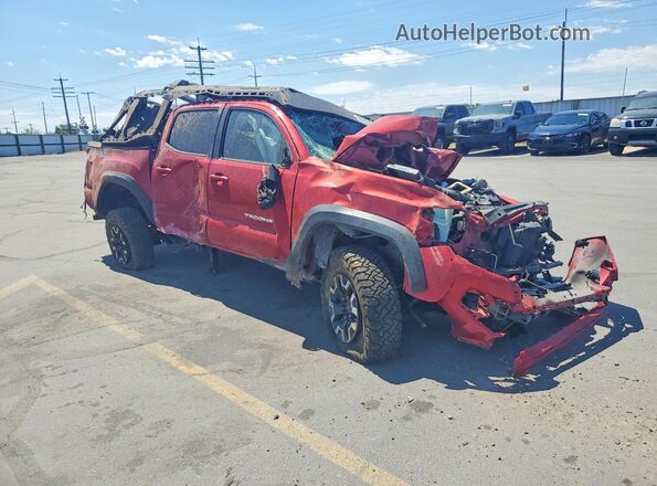 3TMCZ5AN0HM058466 2017 TOYOTA TACOMA Красный Передняя правая четверть
