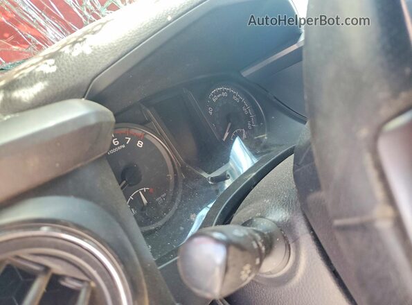 3TMCZ5AN0HM058466 2017 TOYOTA TACOMA Красный Вид щитка приборов