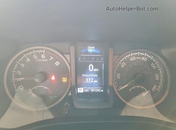 3TMCZ5AN0HM103373 2017 TOYOTA TACOMA Silver Вид щитка приладів
