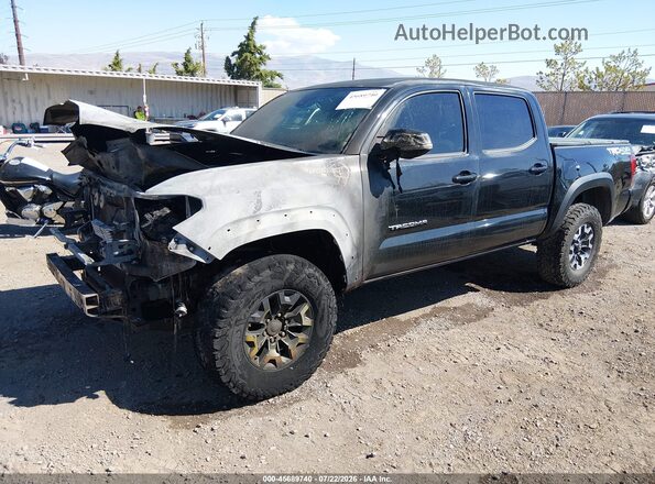 3TMCZ5AN0JM129056 2018 TOYOTA TACOMA Black Передня ліва чверть