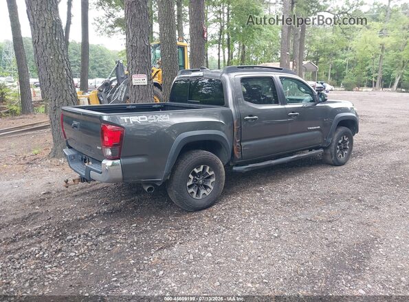 3TMCZ5AN0JM153213 2018 TOYOTA TACOMA Gray Հետևի աջ