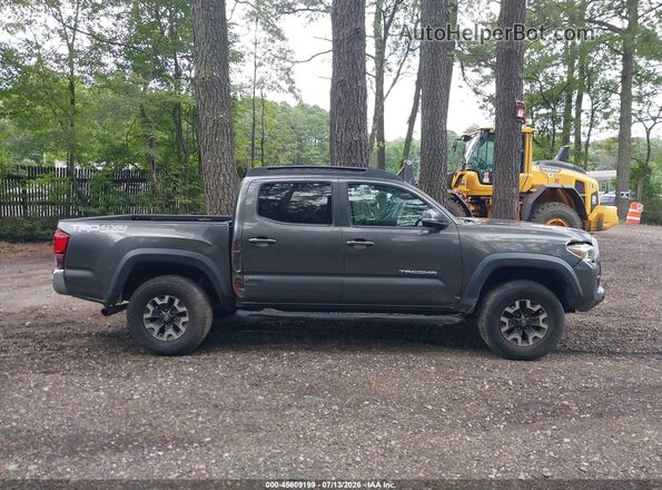 3TMCZ5AN0JM153213 2018 TOYOTA TACOMA Gray Սալոնի հետևի տեսք