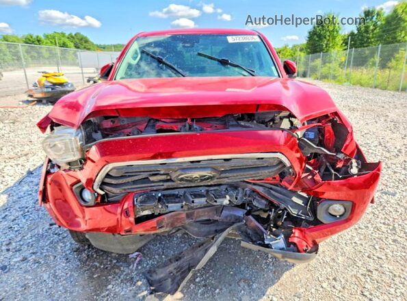 3TMCZ5AN0JM168780 2018 TOYOTA TACOMA Red წინა ხედი