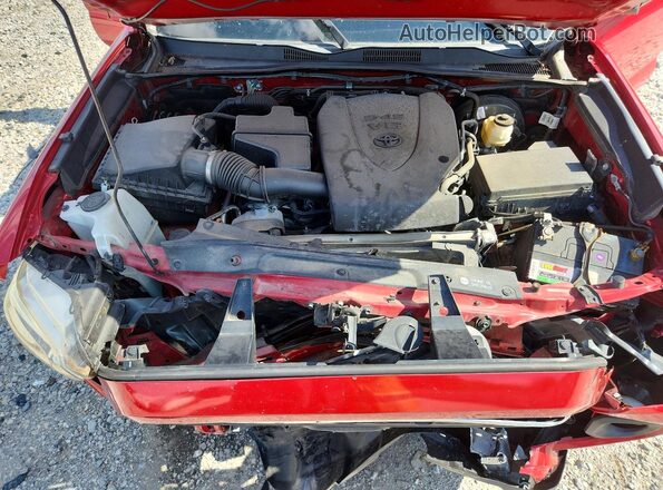 3TMCZ5AN0JM168780 2018 TOYOTA TACOMA Red უკანა სალონის ხედი