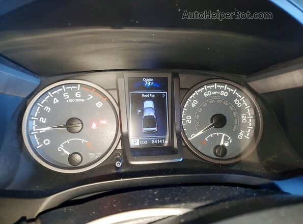 3TMCZ5AN0KM214254 2019 TOYOTA TACOMA Black Вид щитка приладів