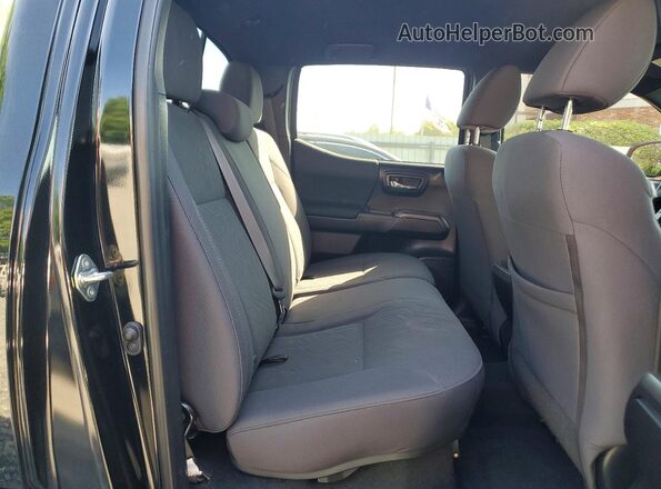 3TMCZ5AN0KM282800 2019 TOYOTA TACOMA Black Rear seats view