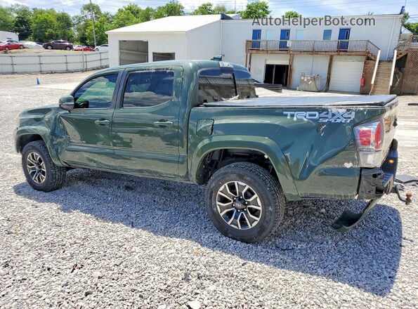 3TMCZ5AN0MM394886 2021 TOYOTA TACOMA Зеленый Задняя левая четверть