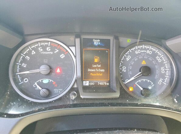 3TMCZ5AN0MM394886 2021 TOYOTA TACOMA Зеленый Вид щитка приборов