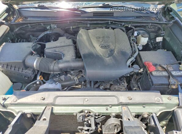 3TMCZ5AN0MM394886 2021 TOYOTA TACOMA Зеленый Вид задней части салона