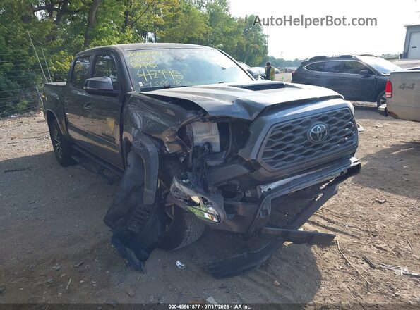 3TMCZ5AN0MM412495 2021 TOYOTA TACOMA Gray Вид спереду