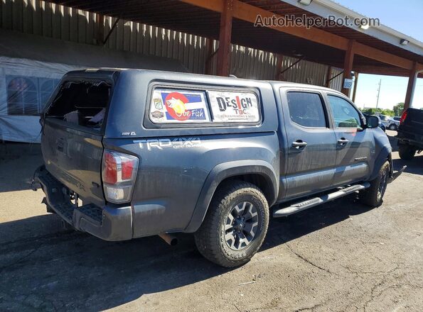 3TMCZ5AN0MM422511 2021 TOYOTA TACOMA Gray Rear right