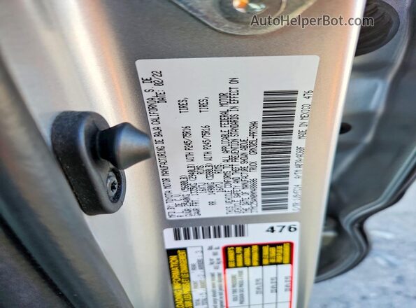 3TMCZ5AN0NM488686 2022 TOYOTA TACOMA Серый Вид подкапотного пространства
