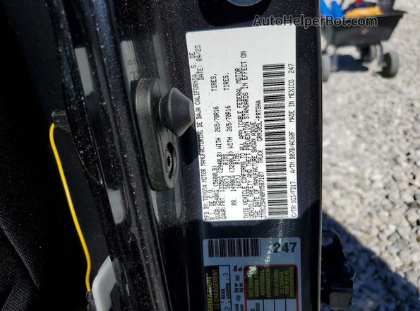3TMCZ5AN0PM587107 2023 TOYOTA TACOMA Gray Вид наклейки з VIN-кодом