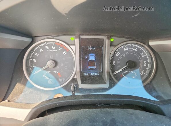 3TMCZ5AN0PM587351 2023 TOYOTA TACOMA Серый Вид щитка приборов