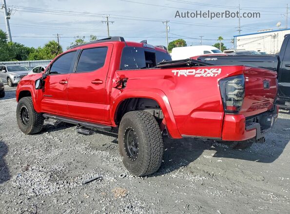 3TMCZ5AN0PM588919 2023 TOYOTA TACOMA Red Հետևի ձախ