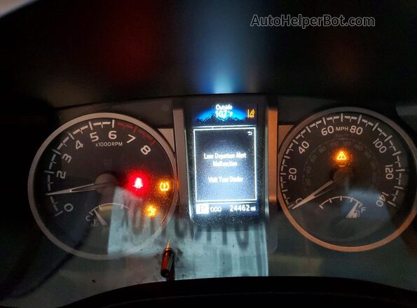 3TMCZ5AN0PM644762 2023 TOYOTA TACOMA White Widok zestawu wskaźników