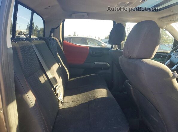 3TMCZ5AN1GM007282 2016 TOYOTA TACOMA Black Вид задніх сидінь