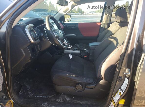 3TMCZ5AN1GM007282 2016 TOYOTA TACOMA Black Вид салону спереду