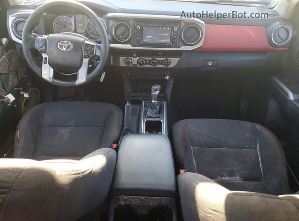 3TMCZ5AN1GM007282 2016 TOYOTA TACOMA Black Вид панелі приладів