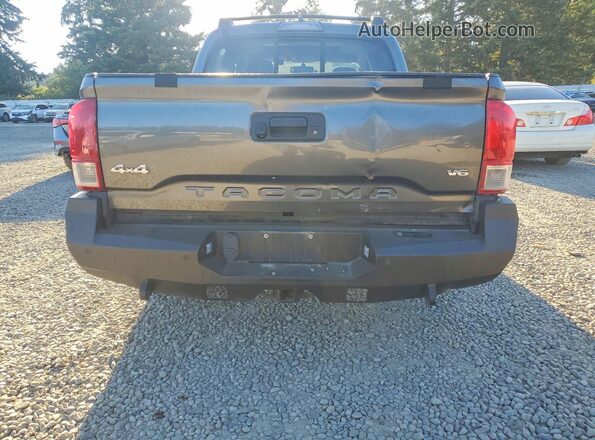 3TMCZ5AN1GM007282 2016 TOYOTA TACOMA Black Вид ззаду