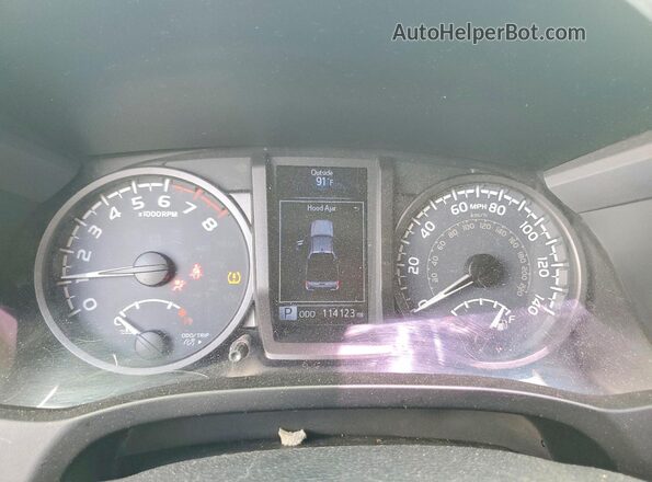 3TMCZ5AN1HM050098 2017 TOYOTA TACOMA Желто-коричневый Вид щитка приборов