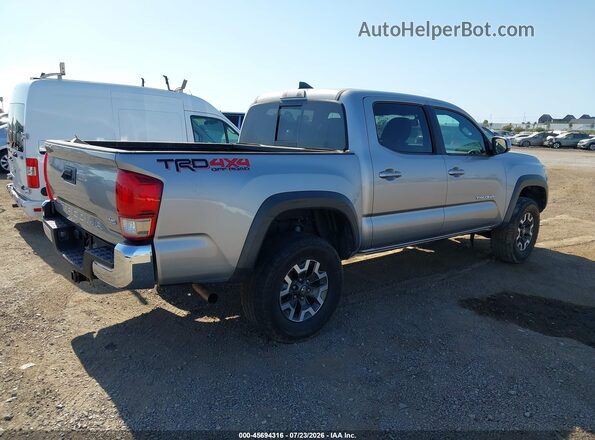3TMCZ5AN1HM067192 2017 TOYOTA TACOMA Silver Задня права чверть