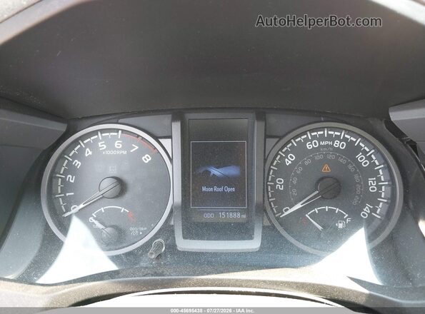 3TMCZ5AN1HM086549 2017 TOYOTA TACOMA Silver Հետևի նստատեղերի տեսք