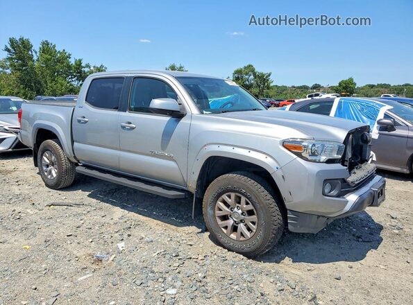 3TMCZ5AN1HM120523 2017 TOYOTA TACOMA Серебряный Передняя правая четверть