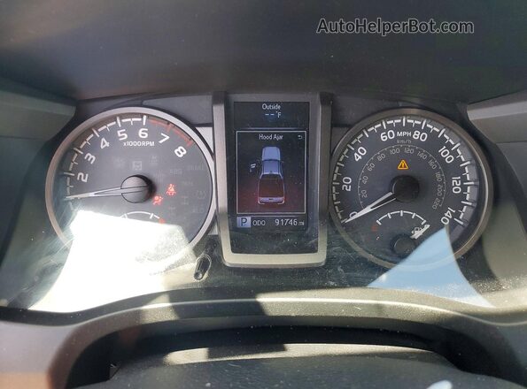 3TMCZ5AN1JM121516 2018 TOYOTA TACOMA Black Вид щитка приладів