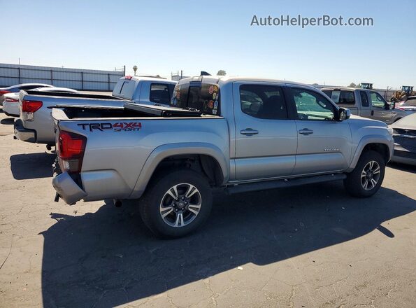 3TMCZ5AN1JM132712 2018 TOYOTA TACOMA Silver უკანა მარჯვენა