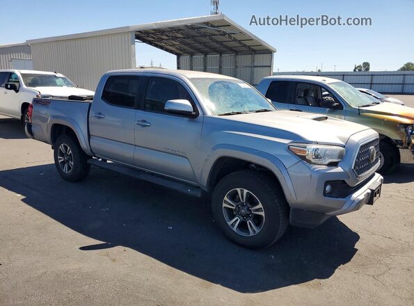 3TMCZ5AN1JM132712 2018 TOYOTA TACOMA Silver წინა მარჯვენა