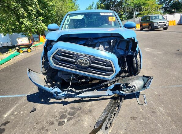 3TMCZ5AN1KM201058 2019 TOYOTA TACOMA Синий Вид спереди