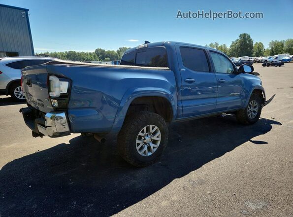 3TMCZ5AN1KM201058 2019 TOYOTA TACOMA Синий Задняя правая четверть