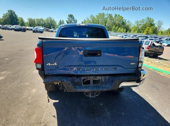 3TMCZ5AN1KM201058 2019 TOYOTA TACOMA Синий Вид сзади