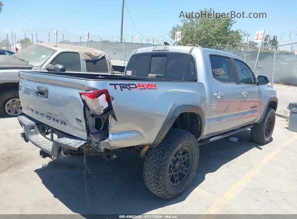 3TMCZ5AN1KM223867 2019 TOYOTA TACOMA Silver Հետևի աջ