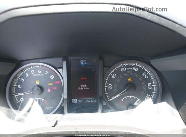 3TMCZ5AN1KM223867 2019 TOYOTA TACOMA Silver Հետևի նստատեղերի տեսք