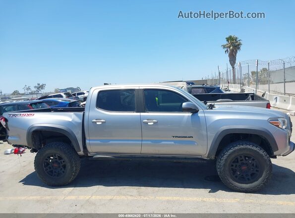3TMCZ5AN1KM223867 2019 TOYOTA TACOMA Silver Սալոնի 360 աստիճան տեսք