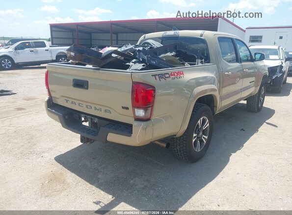 3TMCZ5AN1KM236229 2019 TOYOTA TACOMA Tan Հետևի աջ