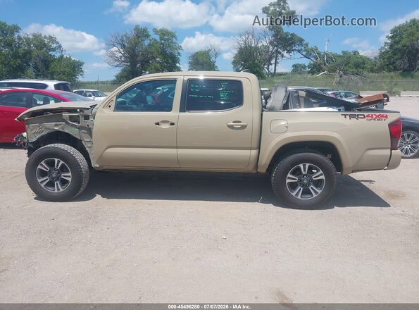 3TMCZ5AN1KM236229 2019 TOYOTA TACOMA Tan 