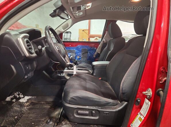 3TMCZ5AN1LM293984 2020 TOYOTA TACOMA Red Вид салону спереду