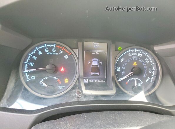 3TMCZ5AN1LM338194 2020 TOYOTA TACOMA Black Widok zestawu wskaźników