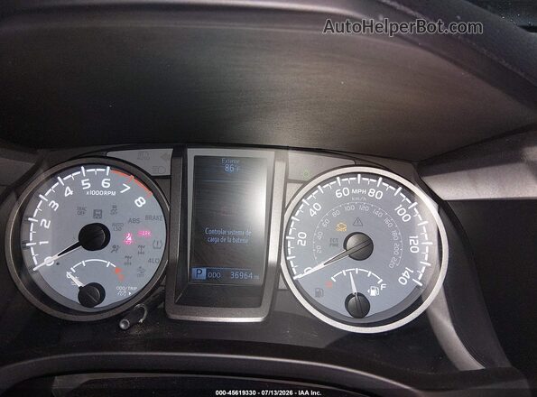 3TMCZ5AN1MM383878 2021 TOYOTA TACOMA Gray Հետևի նստատեղերի տեսք