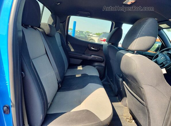 3TMCZ5AN1MM434182 2021 TOYOTA TACOMA Blue Rear seats view