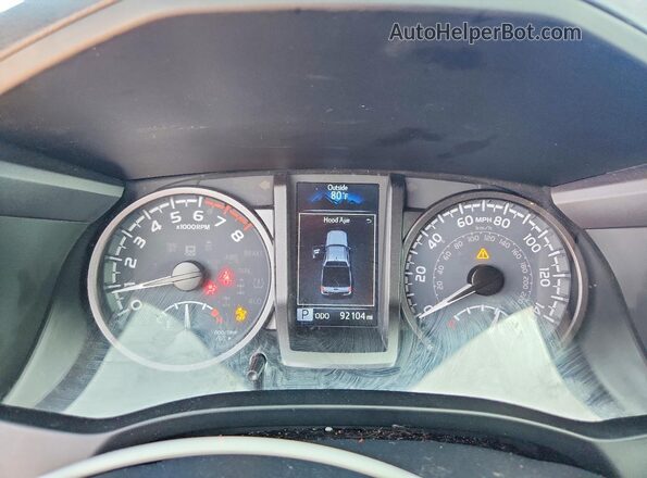 3TMCZ5AN1MM434182 2021 TOYOTA TACOMA Blue Instrument cluster view