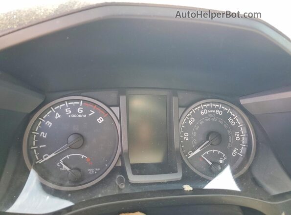 3TMCZ5AN2JM152158 2018 TOYOTA TACOMA Charcoal Widok zestawu wskaźników